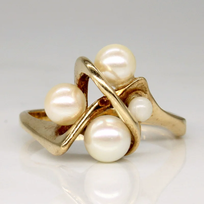 Abstract Pearl Ring | SZ 8.75 |