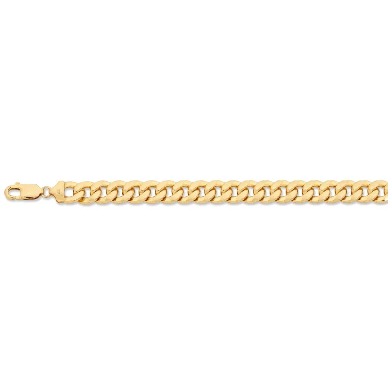 classic necklaces for women -9ct Yellow Gold Silver Infused 60cm Necklace