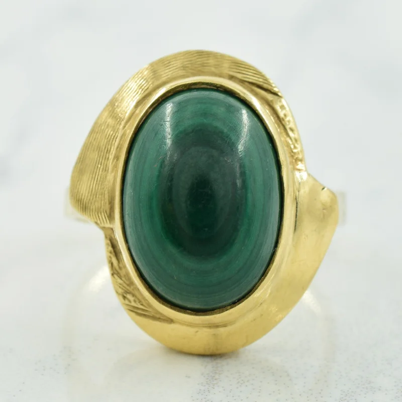 Malachite Cocktail Ring | 8.30ct | SZ 6.75 |