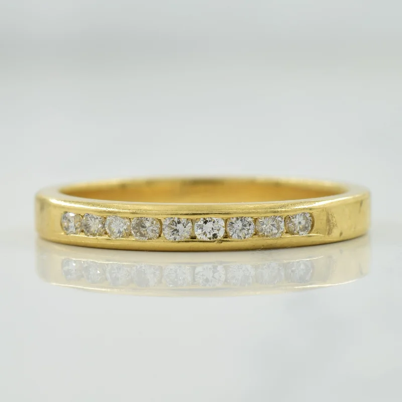 Channel Set Diamond Ring | 0.18ctw | SZ 6 |