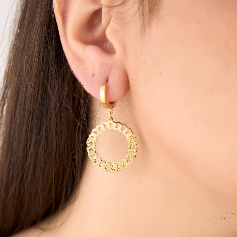 minimalistic earrings for women -Riverstone Radiance