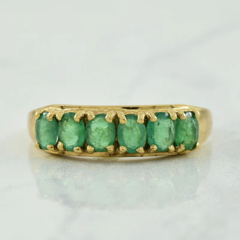 Emerald Ring | 0.84ctw | SZ 8.75 |