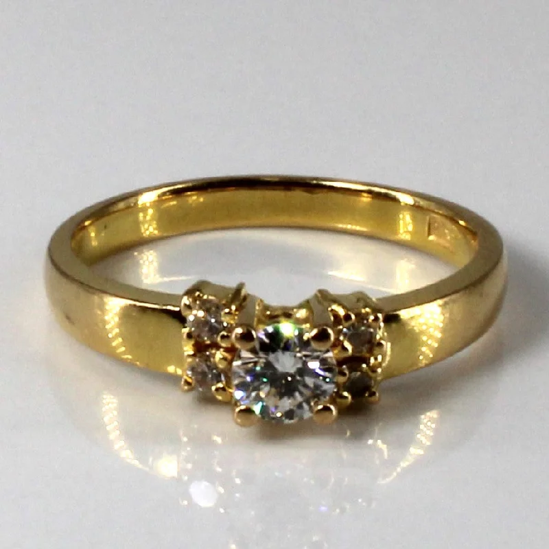 Prong Set Diamond Ring | 0.28ctw | SZ 4.75 |