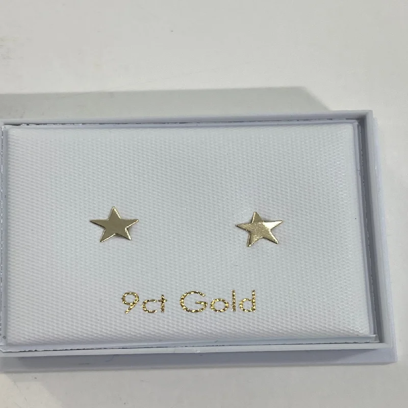 women’s diamond stud earrings -9ct Star Stud Earrings- 9ct Yellow Gold