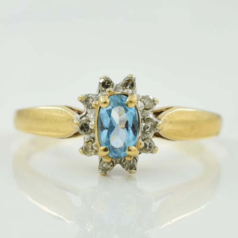 Topaz & Diamond Ring | 0.30ct, 0.06ctw | SZ 5.75 |