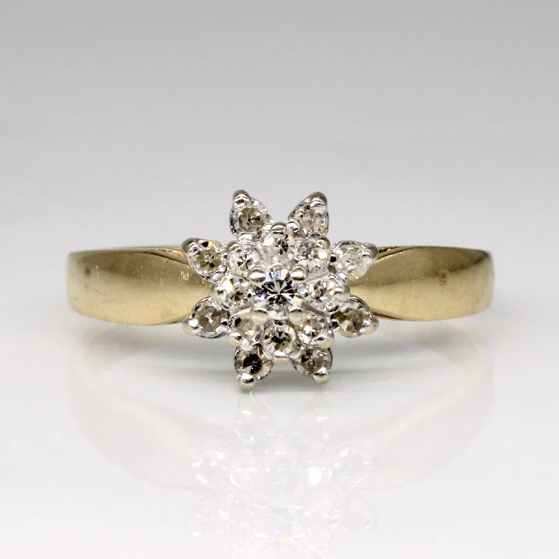 Diamond Cluster Ring | 0.18ctw | SZ 8.25 |