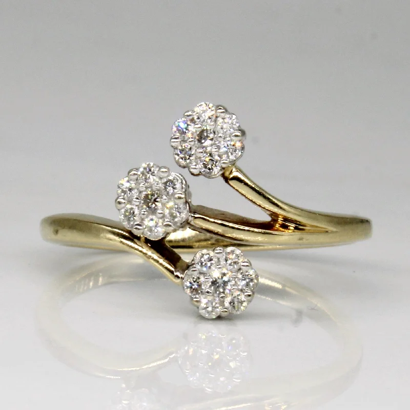 Pave Set Diamond Ring | 0.25ctw | SZ 6.5 |