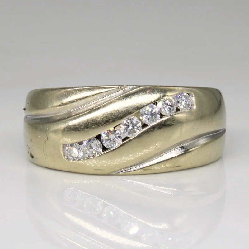 Diamond Waterfall Ring | 0.25ctw | SZ 8.5 |