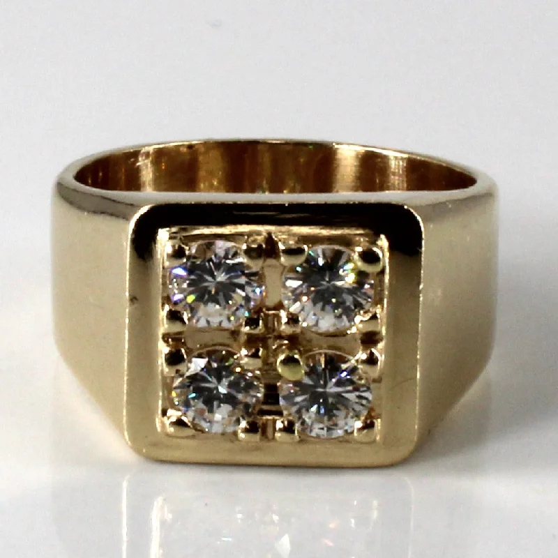 Four Stone Diamond Ring | 0.88ctw | SZ 7.25 |