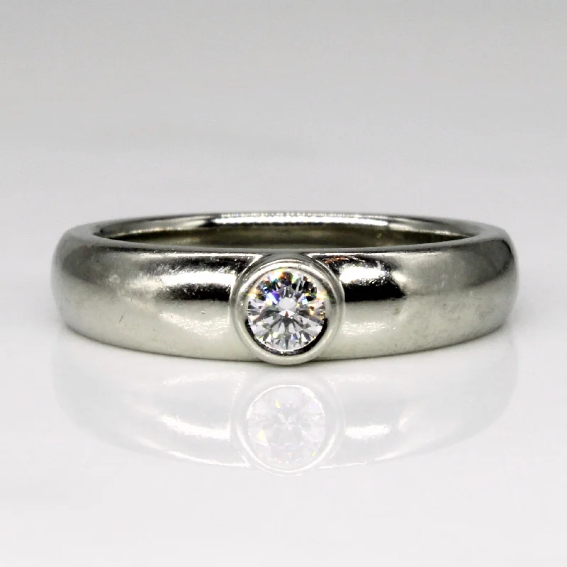 Bezel Set Diamond Ring | 0.14ct | SZ 5.5 |