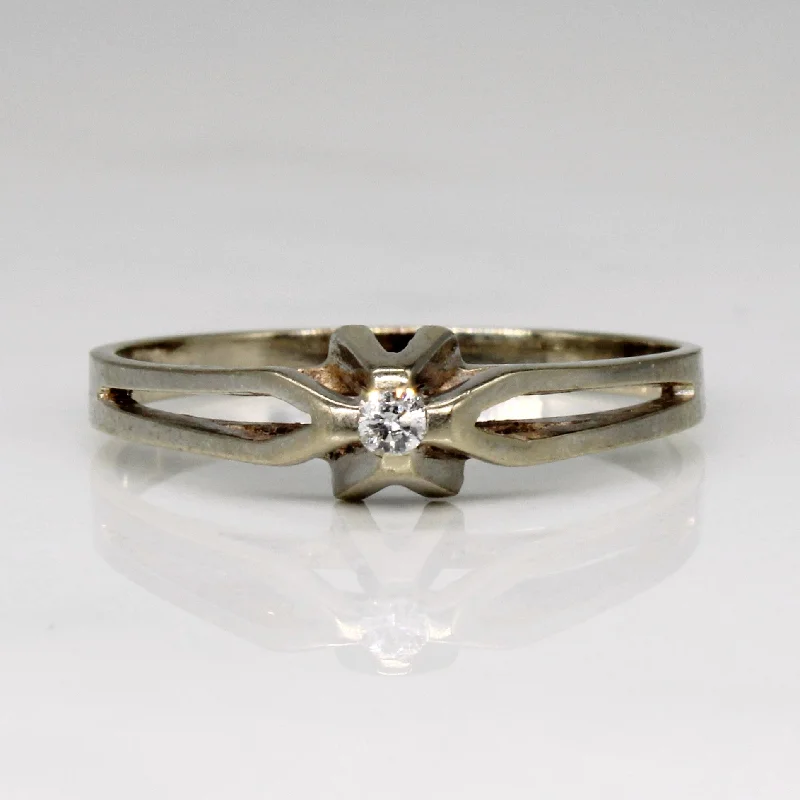 High Set Diamond Ring | 0.03ct | SZ 7 |